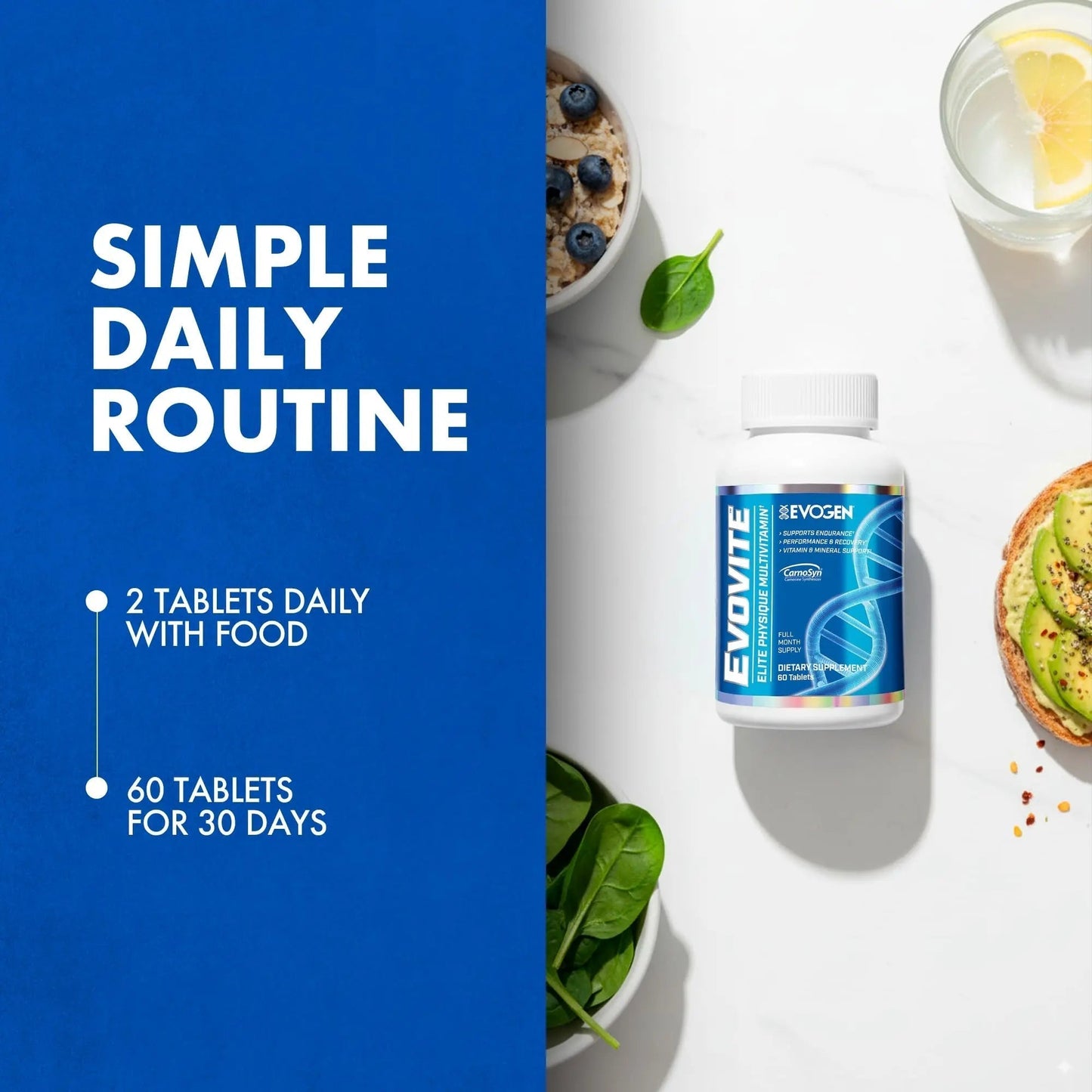 Evogen Evovite - Elite Physique Multivitamin for Women & Men | Advanced Formula for Endurance, Recovery, & Joint Health | - PrimeBioHealth - canada supplements