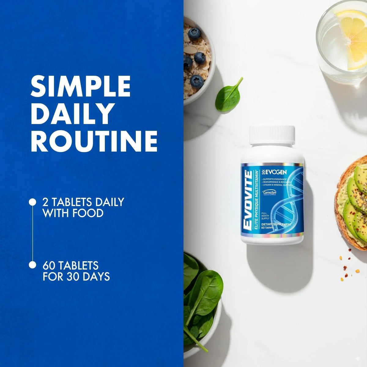 Evogen Evovite - Elite Physique Multivitamin for Women & Men | Advanced Formula for Endurance, Recovery, & Joint Health | - PrimeBioHealth - canada supplements
