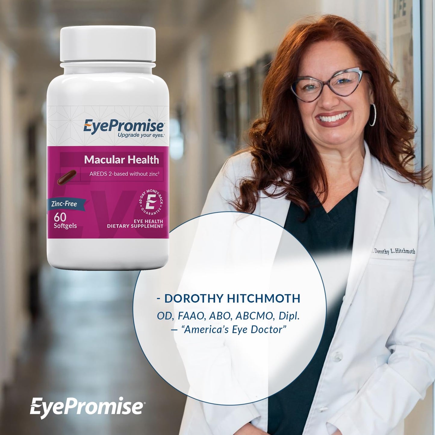 EyePromise Macular Health Eye Vitamin - 60 Softgels, 30-Day Supply - Zinc-Free Eye Health Support with Zeaxanthin, - PrimeBioHealth - canada supplements