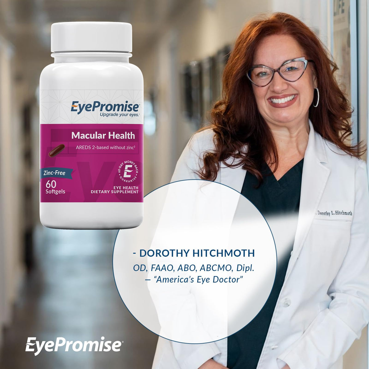 EyePromise Macular Health Eye Vitamin - 60 Softgels, 30-Day Supply - Zinc-Free Eye Health Support with Zeaxanthin, - PrimeBioHealth - canada supplements
