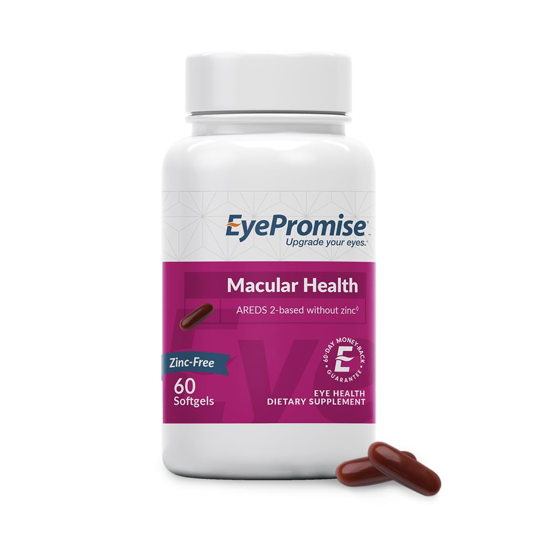 EyePromise Macular Health Eye Vitamin - 60 Softgels, 30-Day Supply - Zinc-Free Eye Health Support with Zeaxanthin, - PrimeBioHealth - canada supplements
