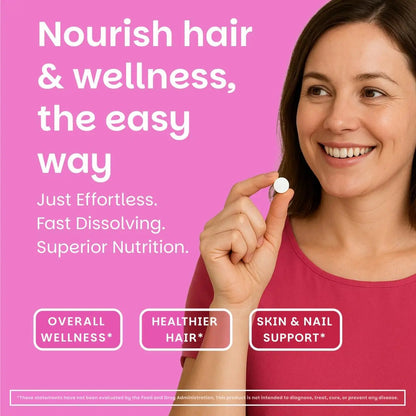 EZ Melts Women's Multi + Hair Growth - Daily Multivitamin for Women - Supports Healthy Energy Levels & Reduced Hair Shedding - PrimeBioHealth - canada supplements