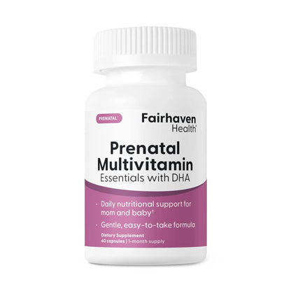 Fairhaven Health Prenatal Multivitamin Essentials with DHA | Prenatal Vitamins + DHA, Choline, Myo-Inositol | - PrimeBioHealth - canada supplements