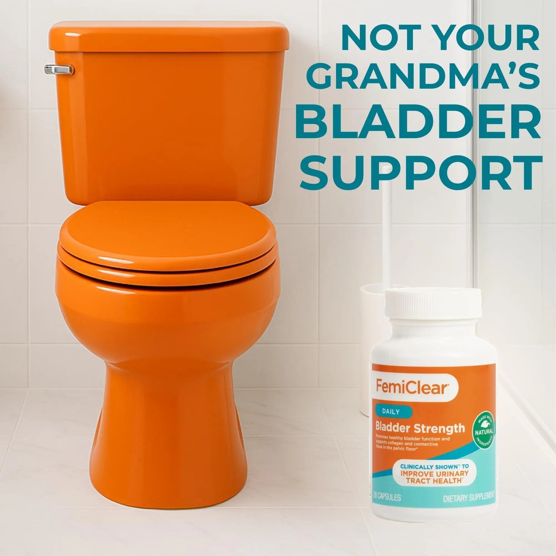 FemiClear Bladder Strength Supplement | Bladder Control & Wellness | 60 Capsules, 30 Day Supply | Made with Natural Ingredients | for Women & Men - PrimeBioHealth - canada supplements