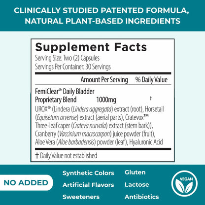 FemiClear Bladder Strength Supplement | Bladder Control & Wellness | 60 Capsules, 30 Day Supply | Made with Natural Ingredients | for Women & Men - PrimeBioHealth - canada supplements