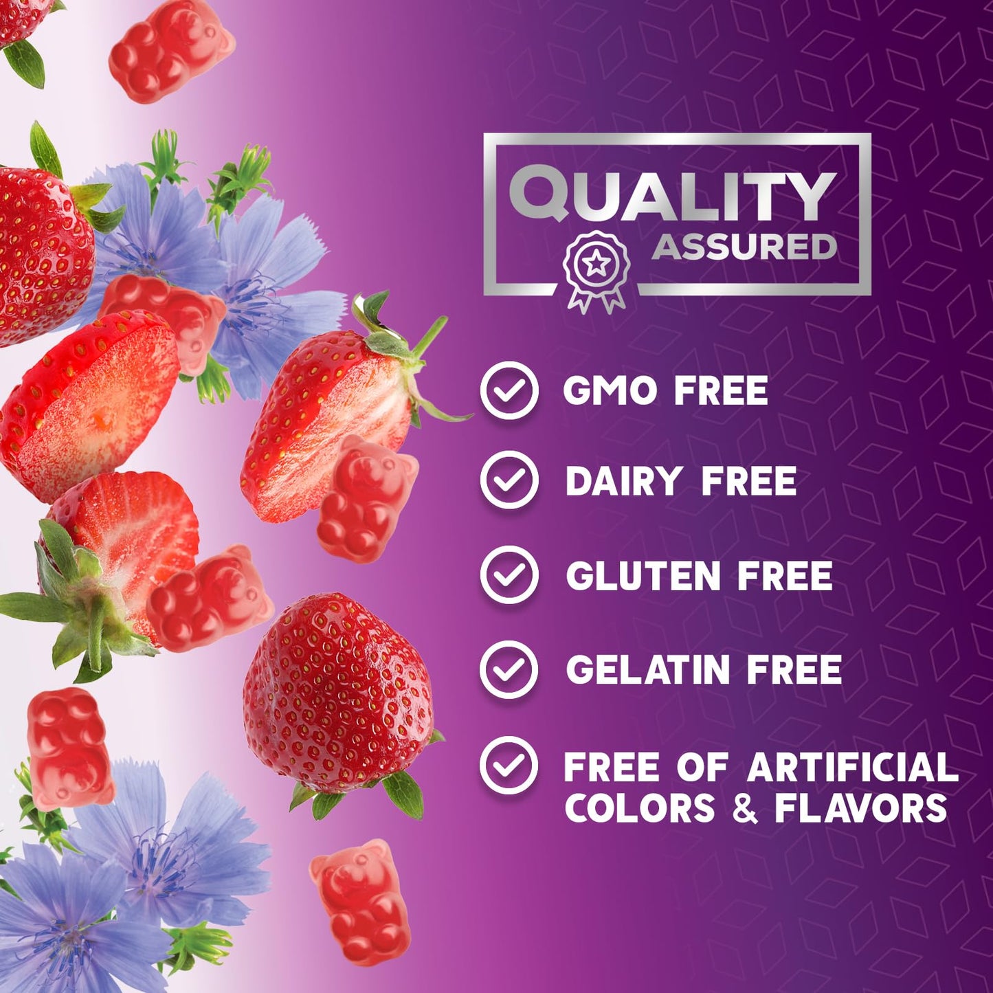 Fiber Gummies for Adults - Soluble Fiber 4g Per Serving - Plant-Based Prebiotic Fiber Supplement for Digestive Health, Gut Health, & Regularity Support - Vegan Gummy - PrimeBioHealth - canada supplements