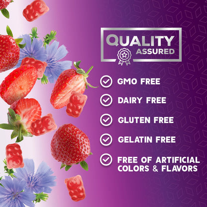 Fiber Gummies for Adults - Soluble Fiber 4g Per Serving - Plant-Based Prebiotic Fiber Supplement for Digestive Health, Gut Health, & Regularity Support - Vegan Gummy - PrimeBioHealth - canada supplements