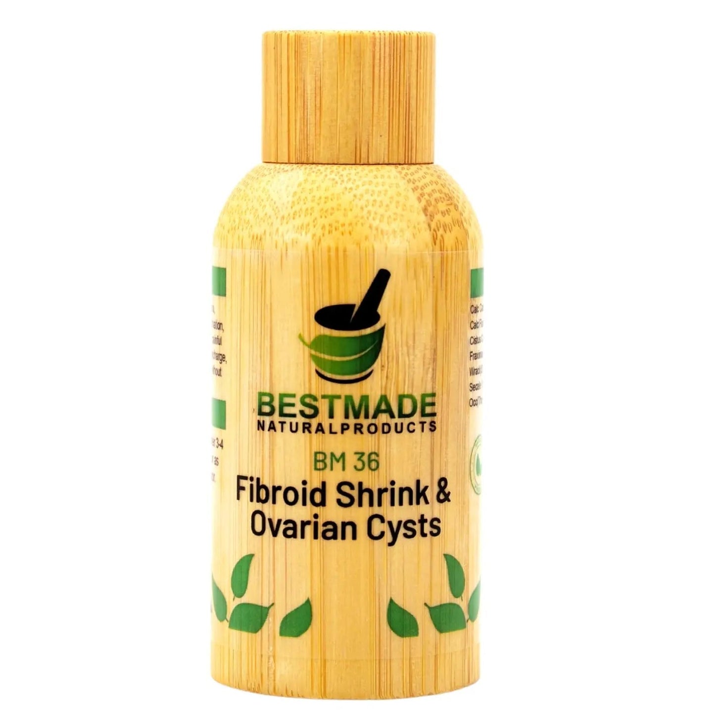 Fibroid Shrink & Ovarian Cysts BM36 - Helps Shrink Fibroids and Ovarian Cysts, Balance Estrogen Levels and Prevent Regrowth, Support for Menstrual Pain and Painful Intercourse, 30 mL Drops | Bestmade - PrimeBioHealth - canada supplements