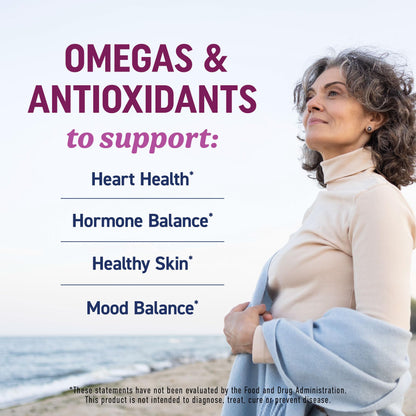 Fish Oil Omega 3 Supplements for Women | DHA + EPA | Heart Health, Hormone Balance, Skin & Wellness Support | 600MG Omega3 + 800MG Evening Primrose Oil - PrimeBioHealth - canada supplements