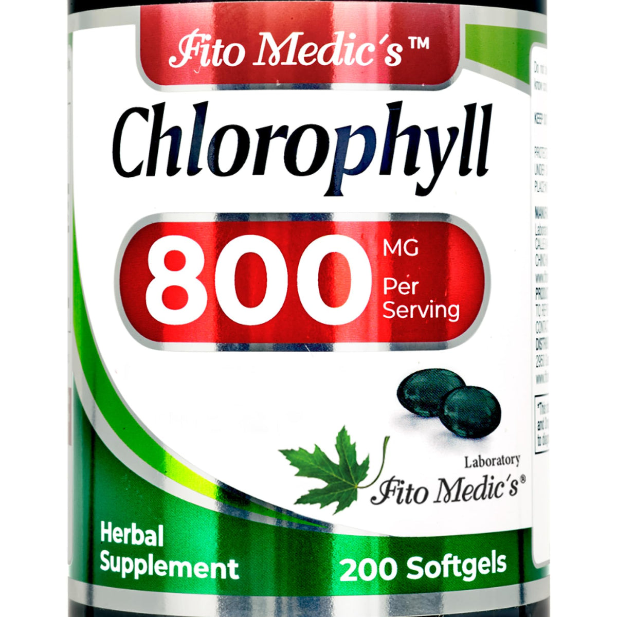 FITO MEDIC'S Lab Chlorophyll Supplement, 200 Softgels, Chlorophyll Capsules - PrimeBioHealth - canada supplements