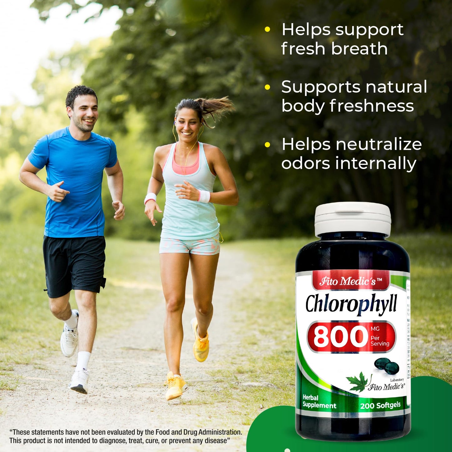 FITO MEDIC'S Lab Chlorophyll Supplement, 200 Softgels, Chlorophyll Capsules - PrimeBioHealth - canada supplements