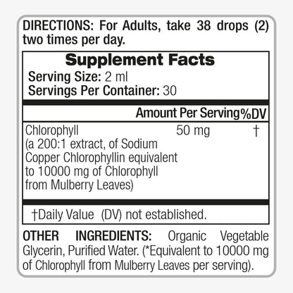 FITO MEDIC'S Lab | Liquid Chlorophyll | Chlorophyll Liquid Drops | 50 mg 200:1 Ratio Extract per Serving. - PrimeBioHealth - canada supplements