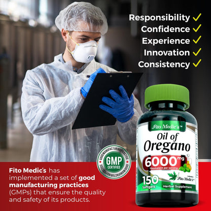 FITO MEDIC'S Lab | Oil of Oregano | 150 softgels | Oregano Oil | Herbal Supplement. - PrimeBioHealth - canada supplements