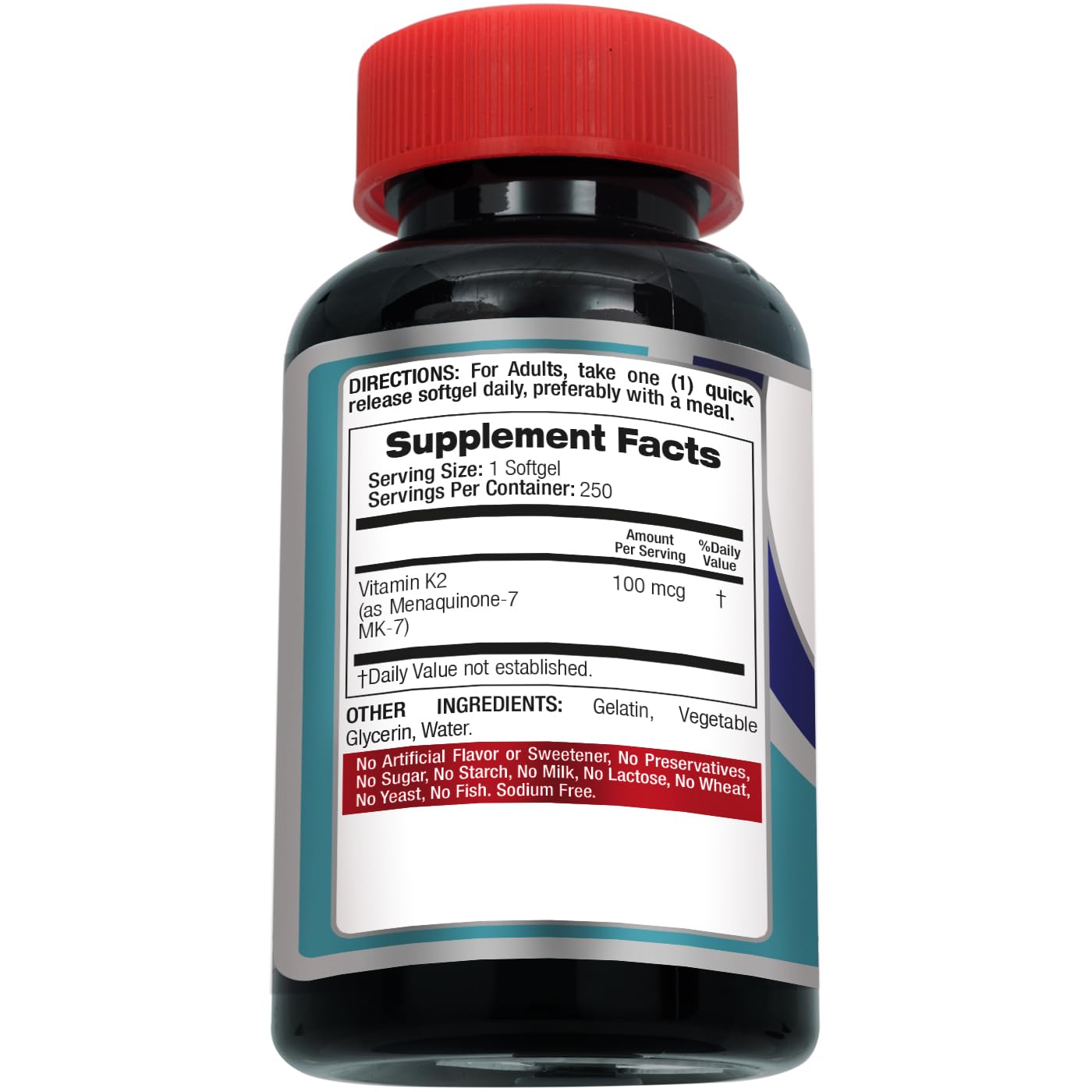 FITO MEDIC'S Lab | Vitamin k2 | k2 Vitamin Supplement | Vitamin k | 250 softgels | 100 mcg | - PrimeBioHealth - canada supplements