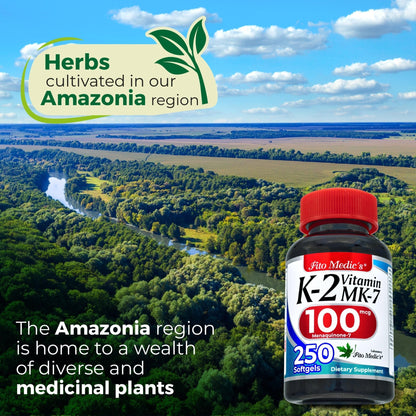 FITO MEDIC'S Lab | Vitamin k2 | k2 Vitamin Supplement | Vitamin k | 250 softgels | 100 mcg | - PrimeBioHealth - canada supplements