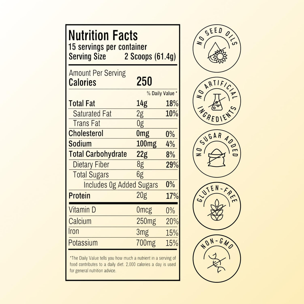 FlavCity Vegan Almond Protein Shake Powder, Vanilla Cream + Reishi & Cordyceps Mushrooms - Focus, Skin, Hair & Joint Support - Organic Fruit All in One Smoothie On-the-Go, 20 Servings - PrimeBioHealth - canada supplements