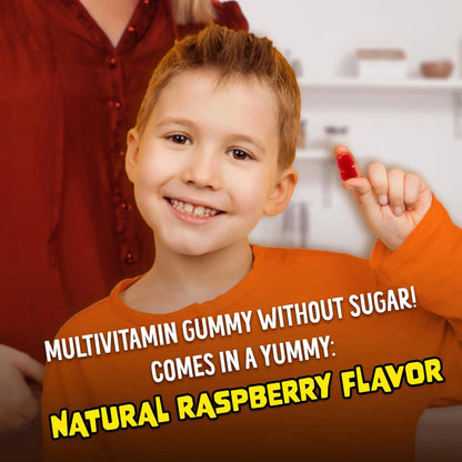 Flintstones Multivitamins for Kids, Sugar Free Kids Multivitamin Gummies, with Vitamins A, C, E, B6 & B12, Raspberry Flavored Gummy Vitamins, 60 Count - PrimeBioHealth - canada supplements