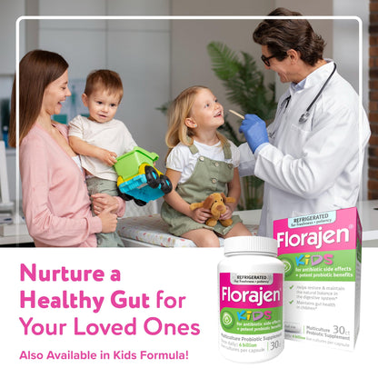 Florajen3 Digestion High Potency Refrigerated Probiotics | Restores Balance in Digestive System | for Antibiotic Side Effects | 60 Capsules - PrimeBioHealth - canada supplements