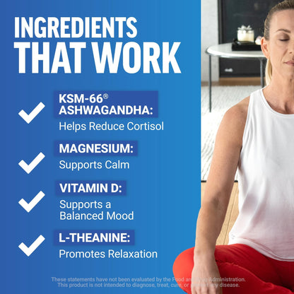 Force Factor Amazing Ashwa Complete Calm Support with KSM-66 Ashwagandha, Like Ashwangandha Gummies to Promote Calm & Relaxation with Magnesium & L-Theanine, - PrimeBioHealth - canada supplements