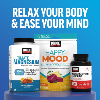 Force Factor Amazing Ashwa Complete Calm Support with KSM-66 Ashwagandha, Like Ashwangandha Gummies to Promote Calm & Relaxation with Magnesium & L-Theanine, - PrimeBioHealth - canada supplements