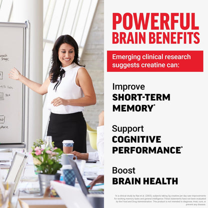 Force Factor Creatine Monohydrate Powder, 5g Micronized Dose to Support Muscle Growth, Strength, Recovery, Cognitive Health & Memory - PrimeBioHealth - canada supplements