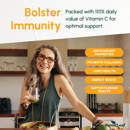 ForestLeaf Liposomal Vitamin C 1400mg Capsules | High Dose Vitamin C Liposomal Supplement w Coconut Oil Fatty Acids | Fast Absorption | Immune Support, Antioxidant, - PrimeBioHealth - canada supplements