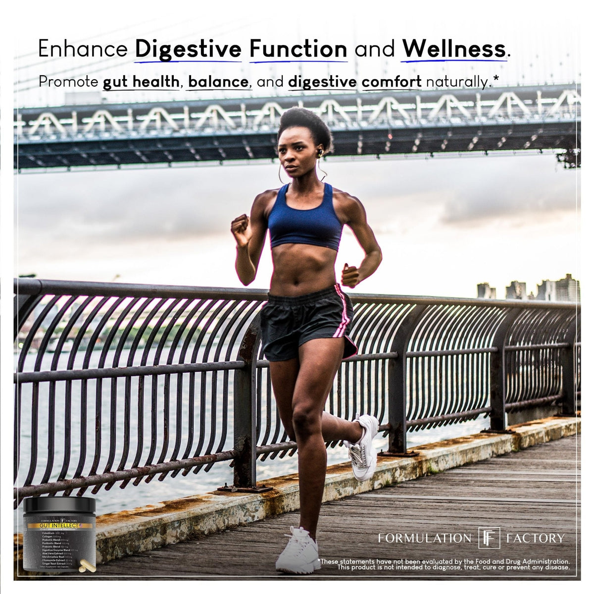 Formulation Factory Probiotics for Women & Men - Gut Intellect 10-in-1 Digestive Enzymes with Prebiotics and Postbiotics - Total Gut Health Supplement - PrimeBioHealth - canada supplements