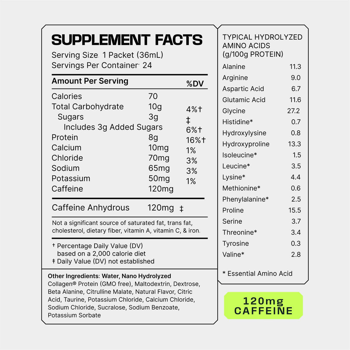 Frog Fuel Power Energized Complete Protein Shot, 15g, Nano Hydrolyzed & Grass Fed, 80mg Caffeine, Gluten Free, Fat & Sugar Free, 22 Amino Acids, - PrimeBioHealth - canada supplements