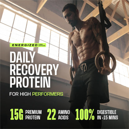 Frog Fuel Power Energized Complete Protein Shot, 15g, Nano Hydrolyzed & Grass Fed, 80mg Caffeine, Gluten Free, Fat & Sugar Free, 22 Amino Acids, - PrimeBioHealth - canada supplements