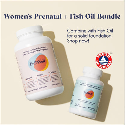 FullWell Women's Prenatal Multivitamin - Healthy Pregnancy Support - Contains Choline & Folate - Supports Fetal Growth - PrimeBioHealth - canada supplements