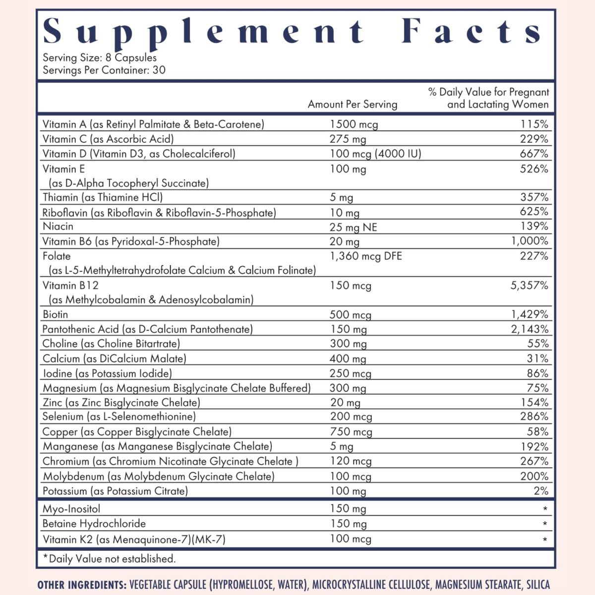 FullWell Women's Prenatal Multivitamin - Healthy Pregnancy Support - Contains Choline & Folate - Supports Fetal Growth - PrimeBioHealth - canada supplements