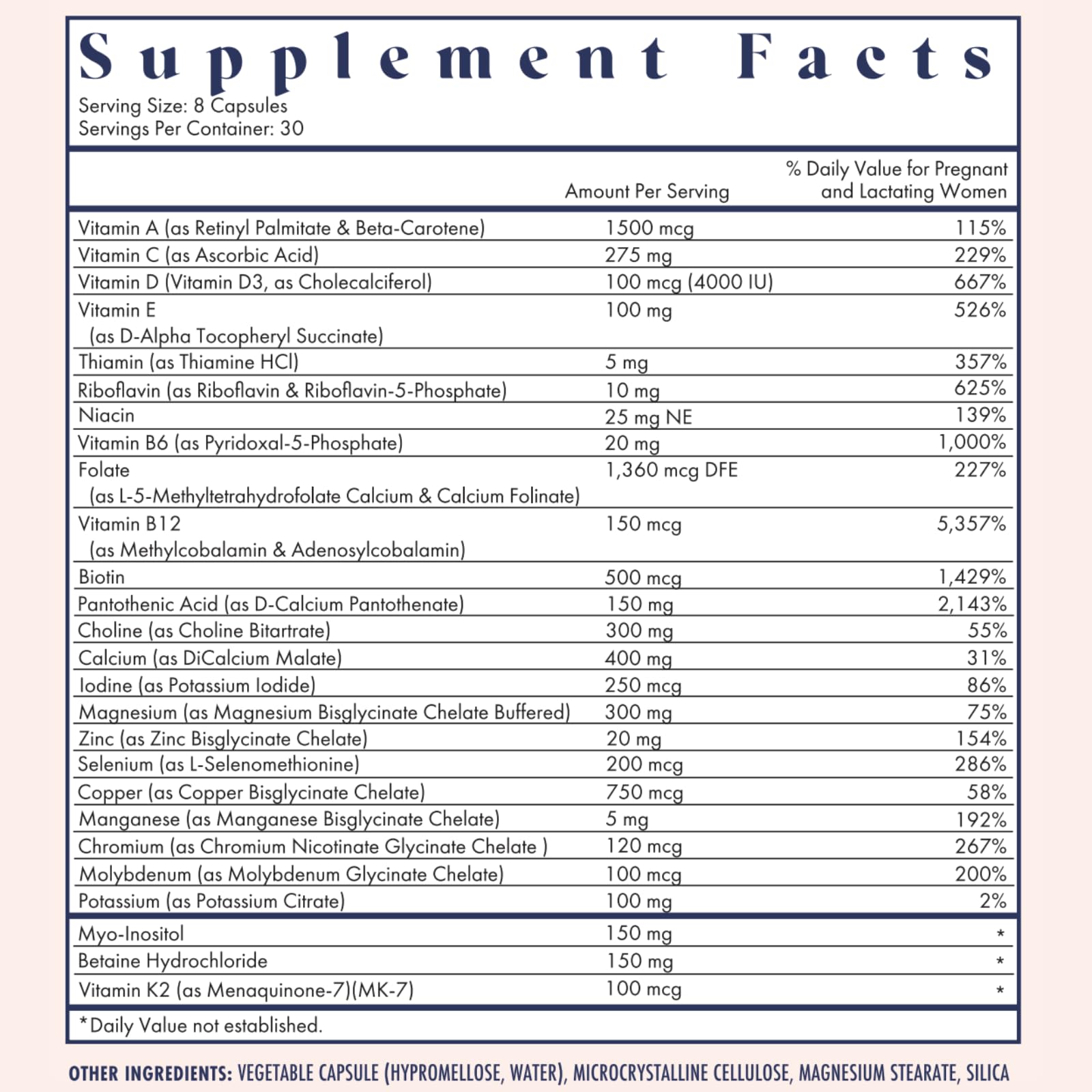 FullWell Women's Prenatal Multivitamin - Healthy Pregnancy Support - Contains Choline & Folate - Supports Fetal Growth - PrimeBioHealth - canada supplements