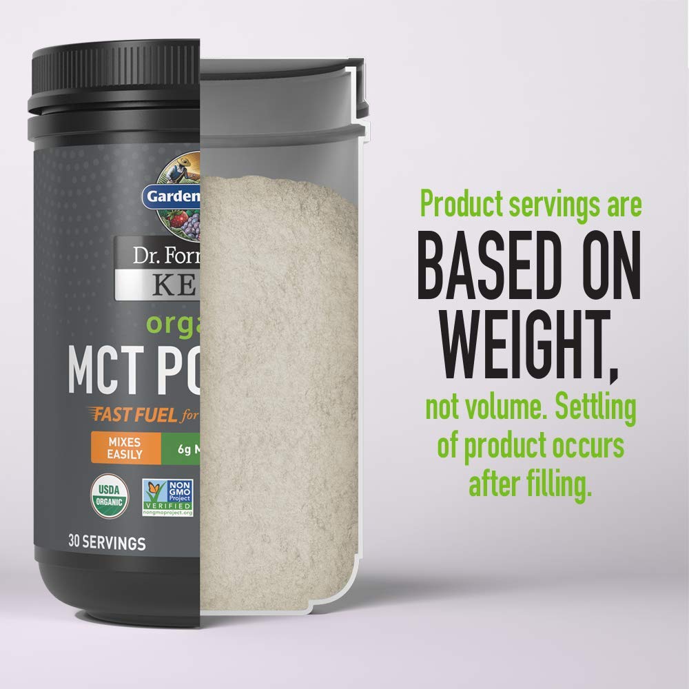 Garden of Life Dr. Formulated Keto Organic MCT Powder - 30 Servings, 6g MCTs from Coconuts plus Prebiotic Fiber & Probiotics - PrimeBioHealth - canada supplements