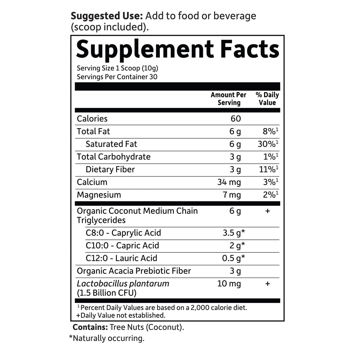 Garden of Life Dr. Formulated Keto Organic MCT Powder - 30 Servings, 6g MCTs from Coconuts plus Prebiotic Fiber & Probiotics - PrimeBioHealth - canada supplements