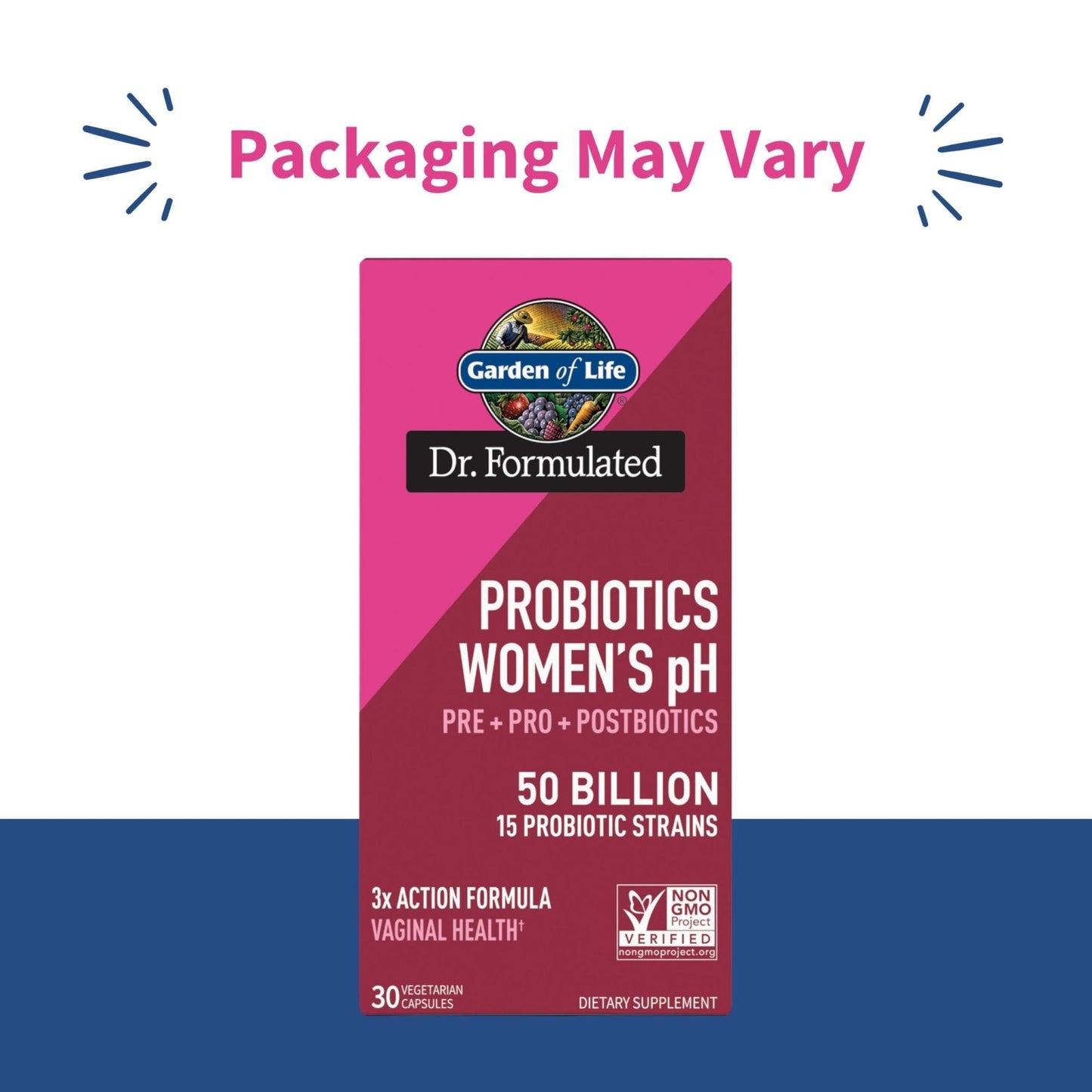 Garden of Life Dr Formulated Once Daily 3-in-1 Complete Prebiotics, Postbiotics & Probiotics for Women, PRE + PRO + POSTBIOTIC Supplement for Women’s Digestive - PrimeBioHealth - canada supplements
