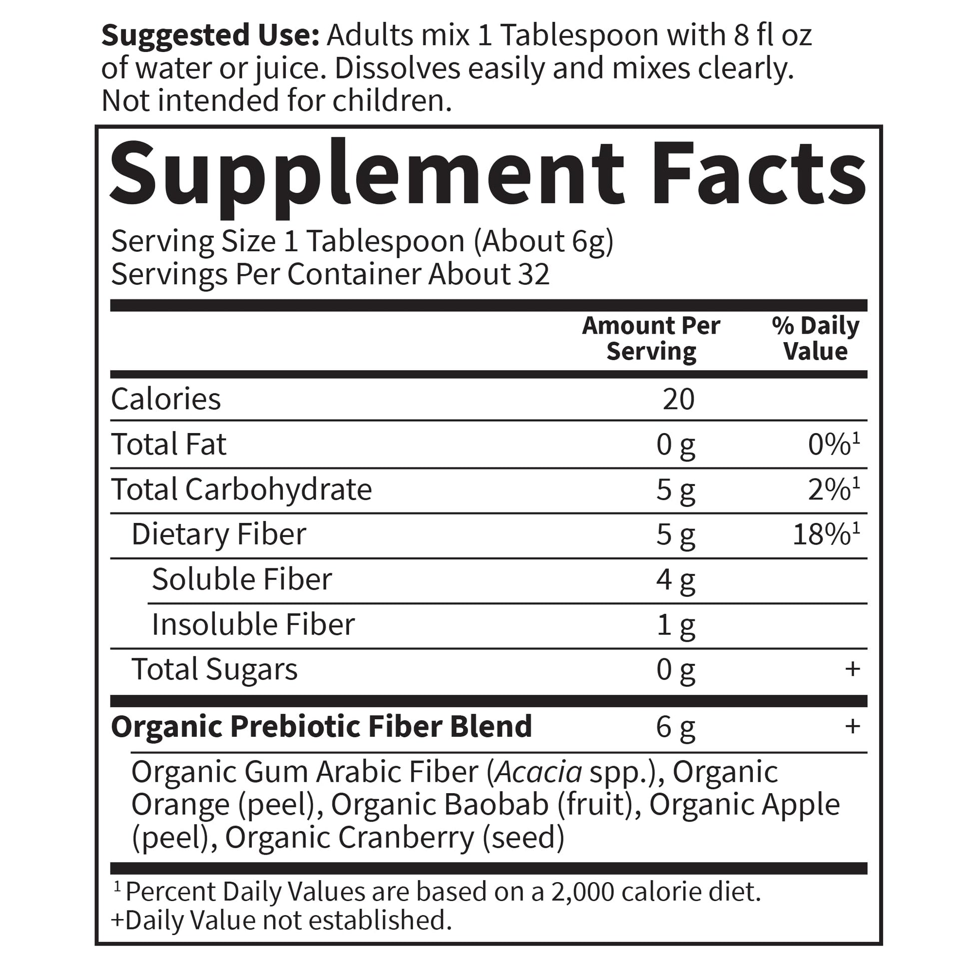 Garden of Life Dr. Formulated Organic Fiber Powder, Unflavored, Prebiotic Superfood Fiber Supplement, Constipation Relief - PrimeBioHealth - canada supplements