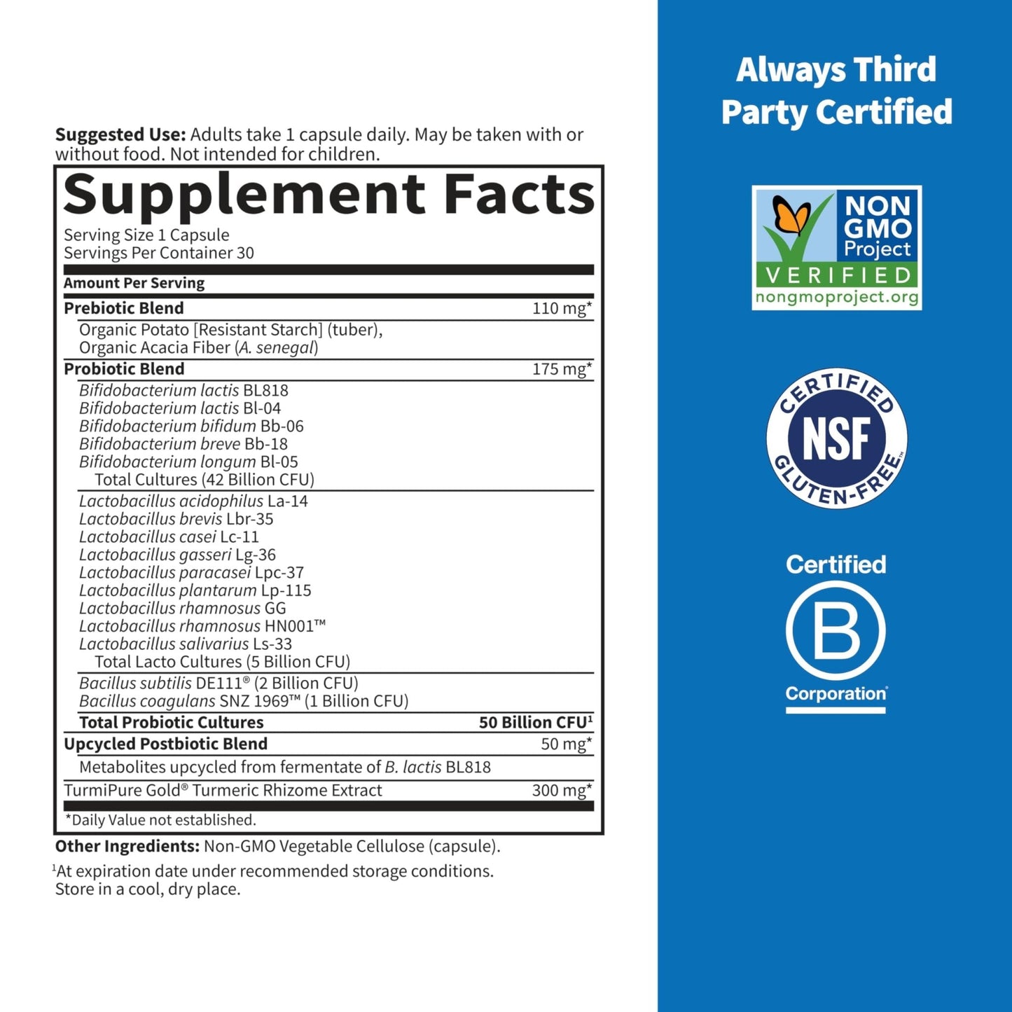 Garden of Life Dr Formulated Sport Probiotics Digestive Supplement, Organic Prebiotics for Women & Men Athletes, Clinically Studied Turmeric Curcumin - PrimeBioHealth - canada supplements