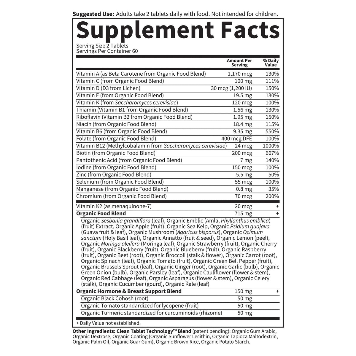 Garden of Life Multivitamin for Women 40 Plus, Organics Womens Vitamins, Hormone & Breast Health Support Blend - PrimeBioHealth - canada supplements