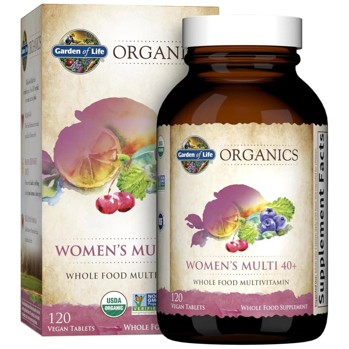 Garden of Life Multivitamin for Women 40 Plus, Organics Womens Vitamins, Hormone & Breast Health Support Blend - PrimeBioHealth - canada supplements