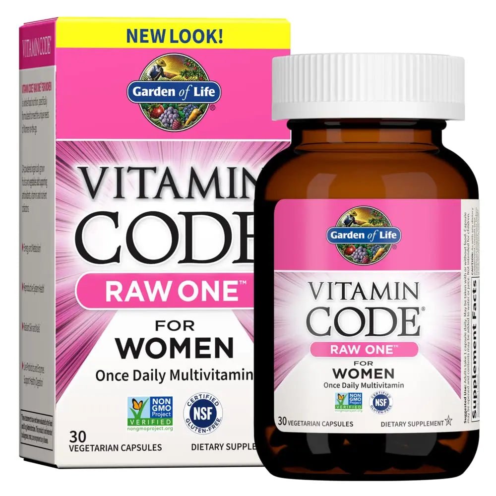 Garden of Life Multivitamin for Women, Vitamin Code Raw One for Women, Once Daily Women's Multi - 30 Capsules - PrimeBioHealth - canada supplements