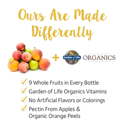 Garden of Life Organics Men's Gummy Vitamins - Berry - Certified Organic, Non-GMO, Vegan, Kosher Complete Multi - Methyl B12, C & D3 - Gluten - PrimeBioHealth - canada supplements