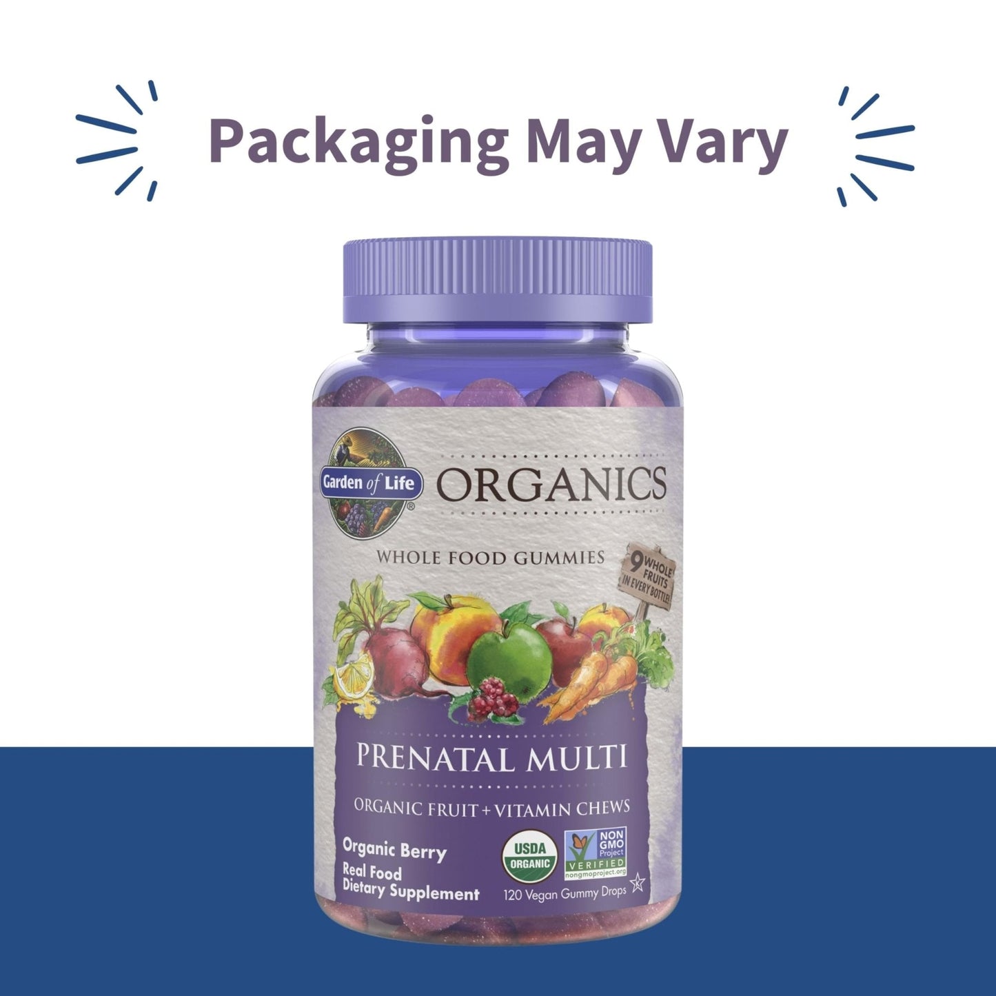 Garden of Life Organics Prenatal Gummies – Prenatal Vitamins for Women with Energy Metabolism Support & Healthy Fetal Development Support - PrimeBioHealth - canada supplements