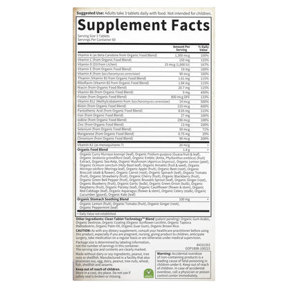 Garden of Life Organics Prenatal Multivitamin with Folate, B6, B12, D3 & Iron – Prenatal Vitamins for Women with Energy Metabolism Support for Healthy - PrimeBioHealth - canada supplements