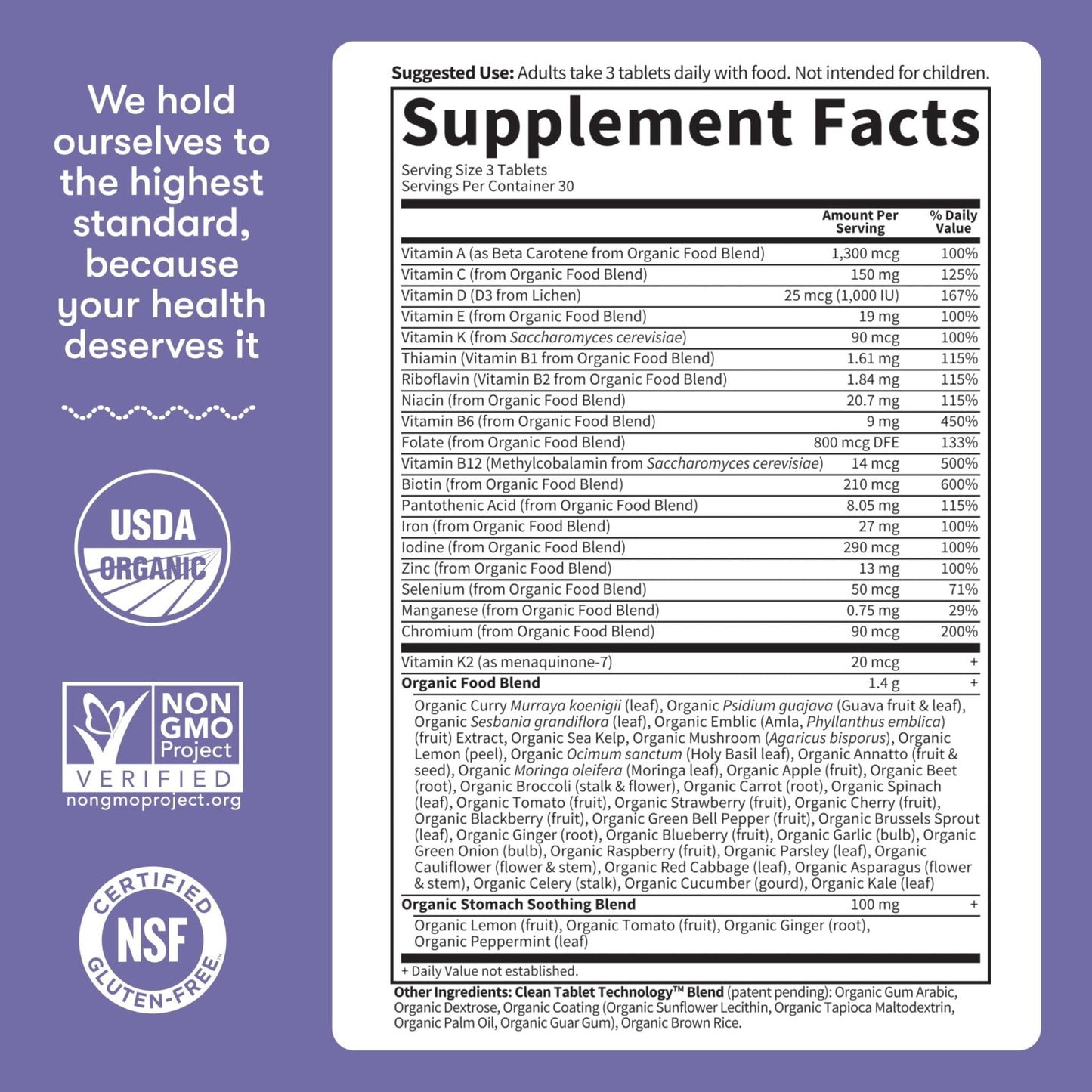 Garden of Life Organics Prenatal Multivitamin with Folate, B6, B12, D3 & Iron – Prenatal Vitamins for Women with Energy Metabolism Support for Healthy Fetal Development - PrimeBioHealth - canada supplements