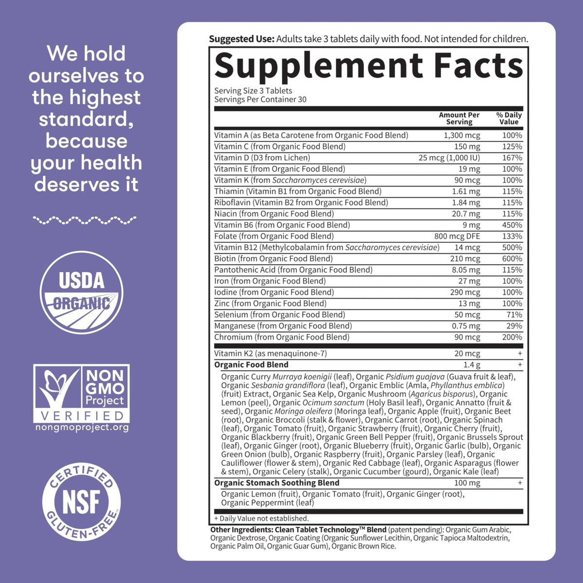 Garden of Life Organics Prenatal Multivitamin with Folate, B6, B12, D3 & Iron – Prenatal Vitamins for Women with Energy Metabolism Support for Healthy Fetal Development - PrimeBioHealth - canada supplements