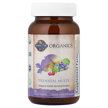 Garden of Life Organics Prenatal Multivitamin with Folate, B6, B12, D3 & Iron – Prenatal Vitamins for Women with Energy Metabolism Support for Healthy Fetal Development - PrimeBioHealth - canada supplements