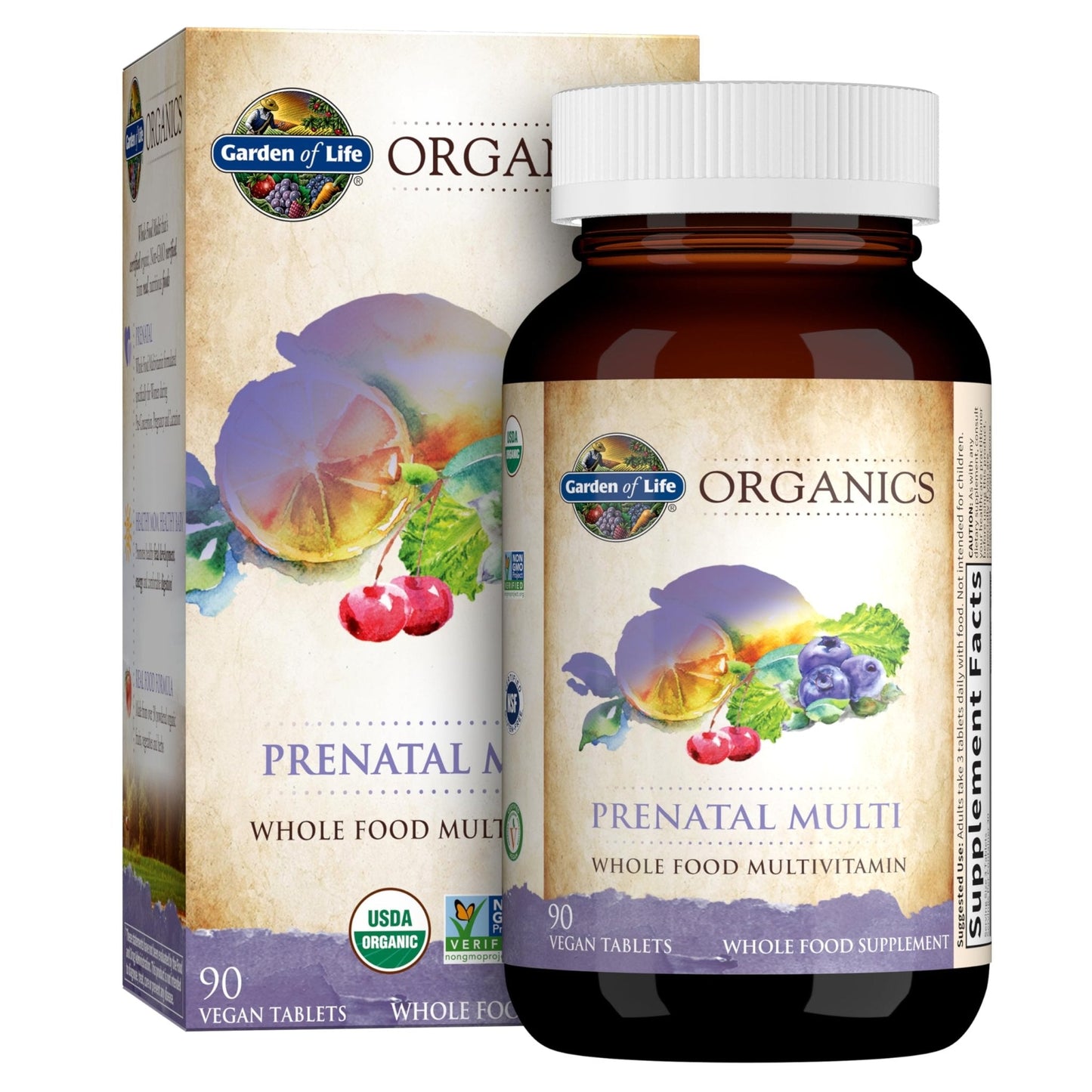 Garden of Life Organics Prenatal Multivitamin with Folate, B6, B12, D3 & Iron – Prenatal Vitamins for Women with Energy Metabolism Support for Healthy Fetal Development - PrimeBioHealth - canada supplements