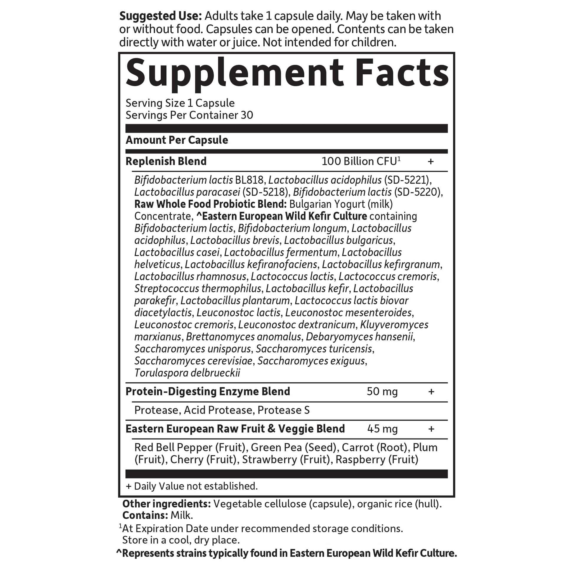 Garden of Life Raw Probiotics for Women and Men with Digestive Enzymes, 100 Billion CFU, Clinically Studied Strains, Shelf Stable, 30 Capsules - PrimeBioHealth - canada supplements