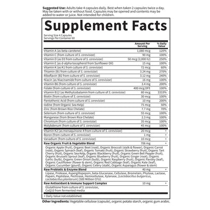 Garden of Life Vitamin Code Multivitamin for Women 50 & Over, B Vitamins, A, C, D3, E & K, CoQ10, Probiotics & Enzymes - PrimeBioHealth - canada supplements