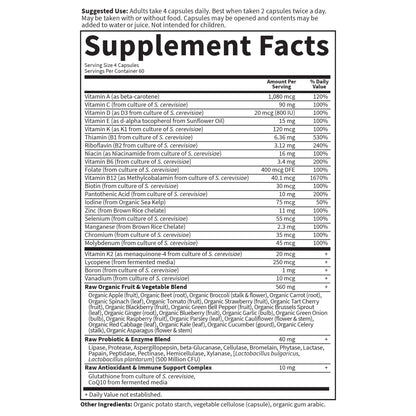 Garden of Life Vitamin Code, Whole Food Multivitamin for Men, 240 Vegetarian Capsules - PrimeBioHealth - canada supplements
